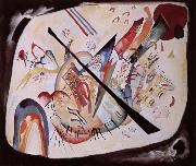 Wassily Kandinsky Feher ovalis oil painting